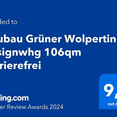 Ferienwohnung Neubau Gruener Wolpertinger Designwhg 106Qm Barrierefrei Breitbrunn am Chiemsee Exterior foto