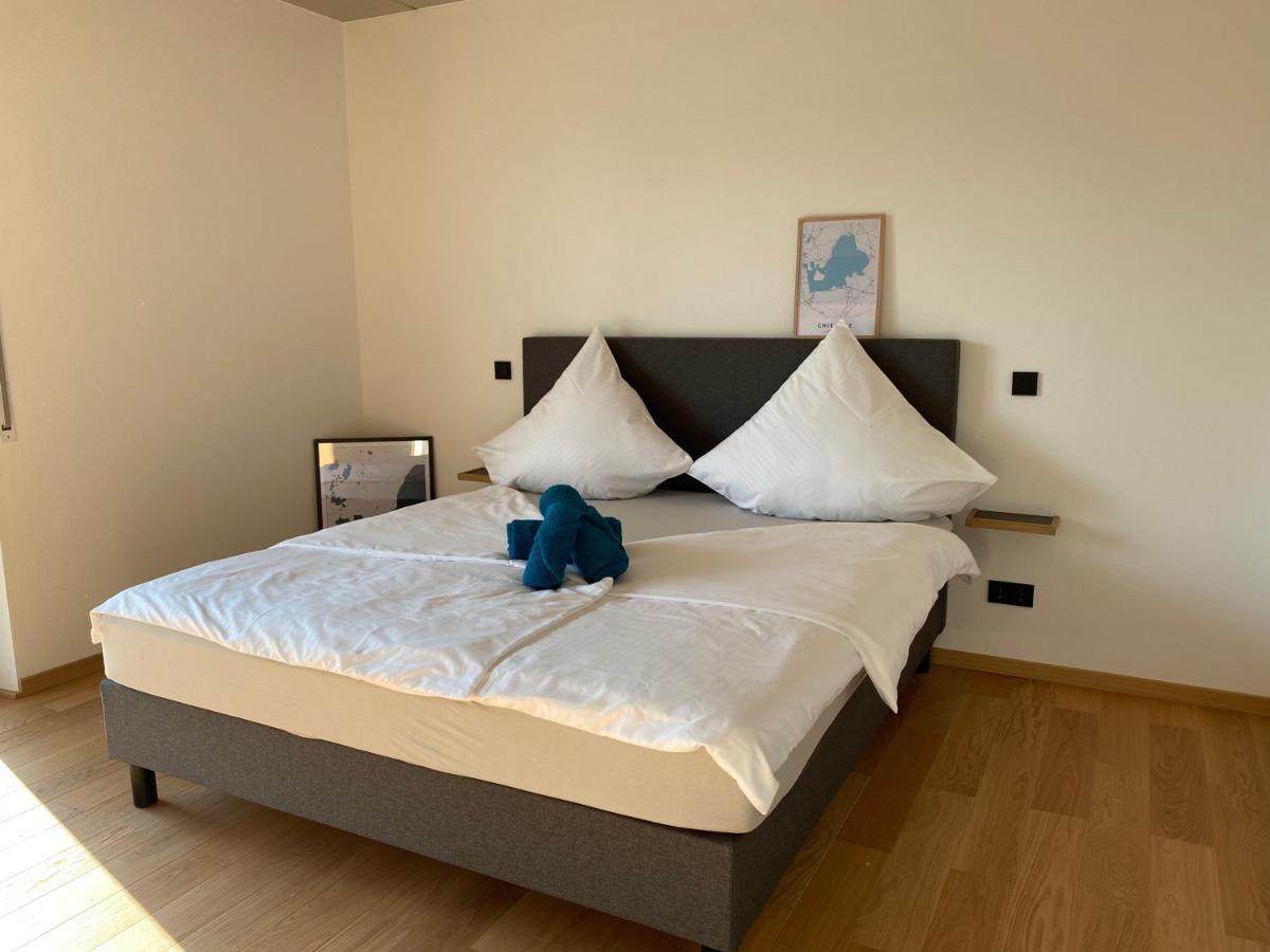 Ferienwohnung Neubau Gruener Wolpertinger Designwhg 106Qm Barrierefrei Breitbrunn am Chiemsee Exterior foto