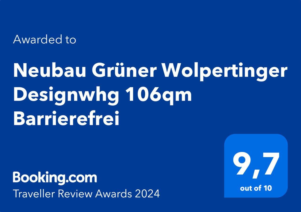 Ferienwohnung Neubau Gruener Wolpertinger Designwhg 106Qm Barrierefrei Breitbrunn am Chiemsee Exterior foto