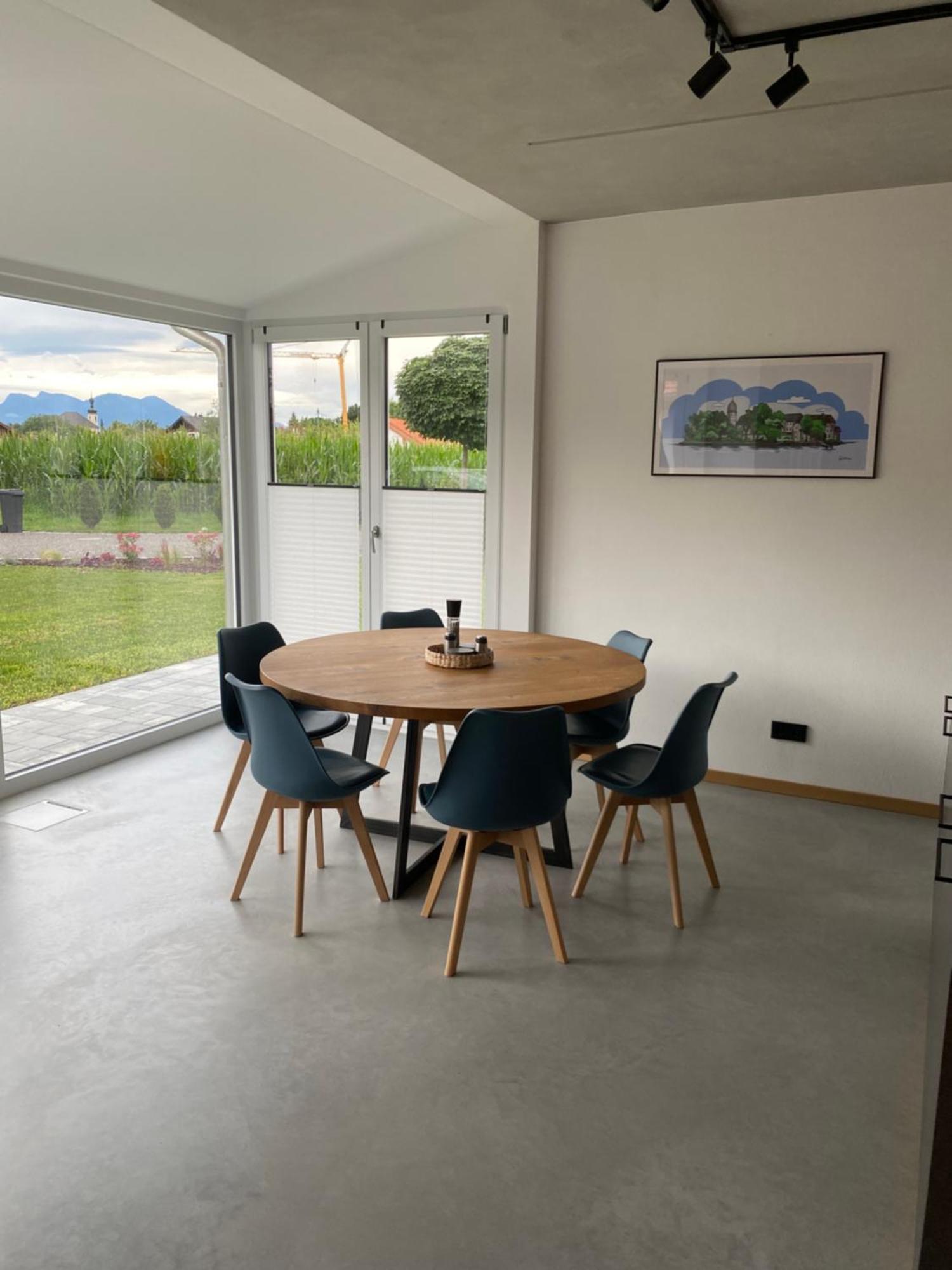 Ferienwohnung Neubau Gruener Wolpertinger Designwhg 106Qm Barrierefrei Breitbrunn am Chiemsee Exterior foto